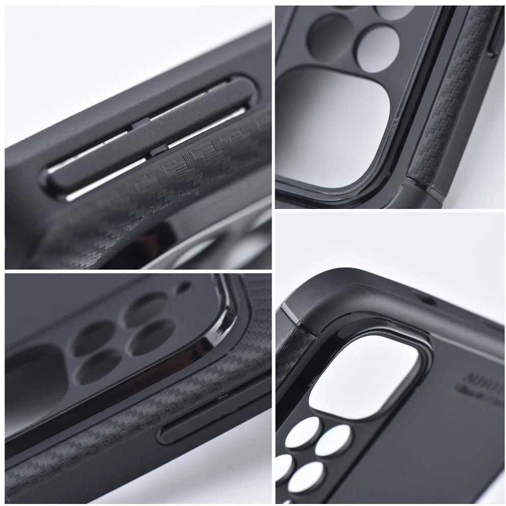 Oem Dėklas CARBON PREMIUM skirtas Xiaomi Redmi Note 14 5G juodos spalvos