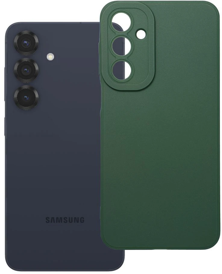 Oem Dėklas na Samsung A16 5G / A16 4G Matt 2.0 ciemnozielone