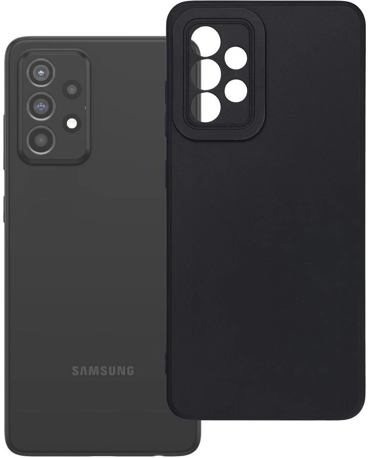 Oem Dėklas na Samsung A52 5G / A52 LTE ( 4G ) / A52S Matt 2.0 juoda