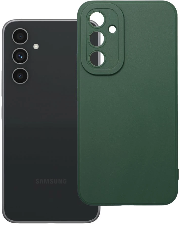 Oem Dėklas na Samsung A54 5G Matt 2.0 ciemnozielone