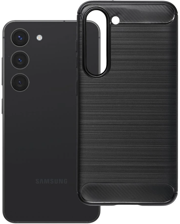 Oem Dėklas na Samsung S23 Carbon 2.0 juoda