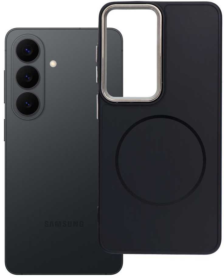Oem Dėklas na Samsung S26 Frame Mag Cover zgodne su MagSafe juoda
