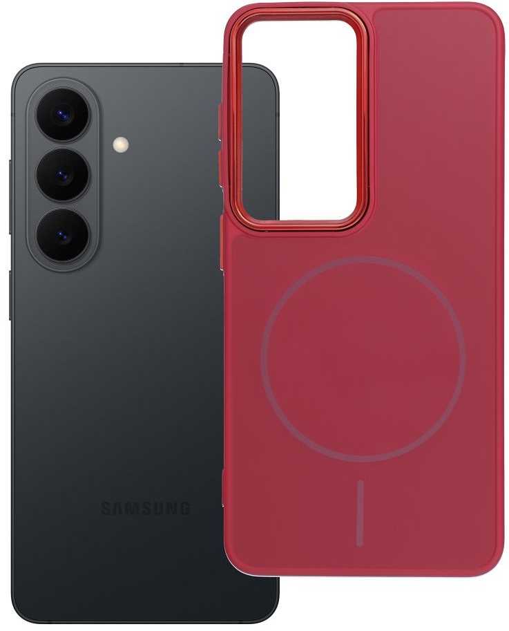 Oem Dėklas na Samsung S26 Frame Mag Cover zgodne su MagSafe magenta