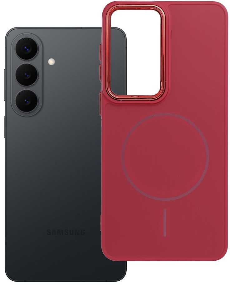 Oem Dėklas na Samsung S26 PLUS Frame Mag Cover zgodne su MagSafe magenta