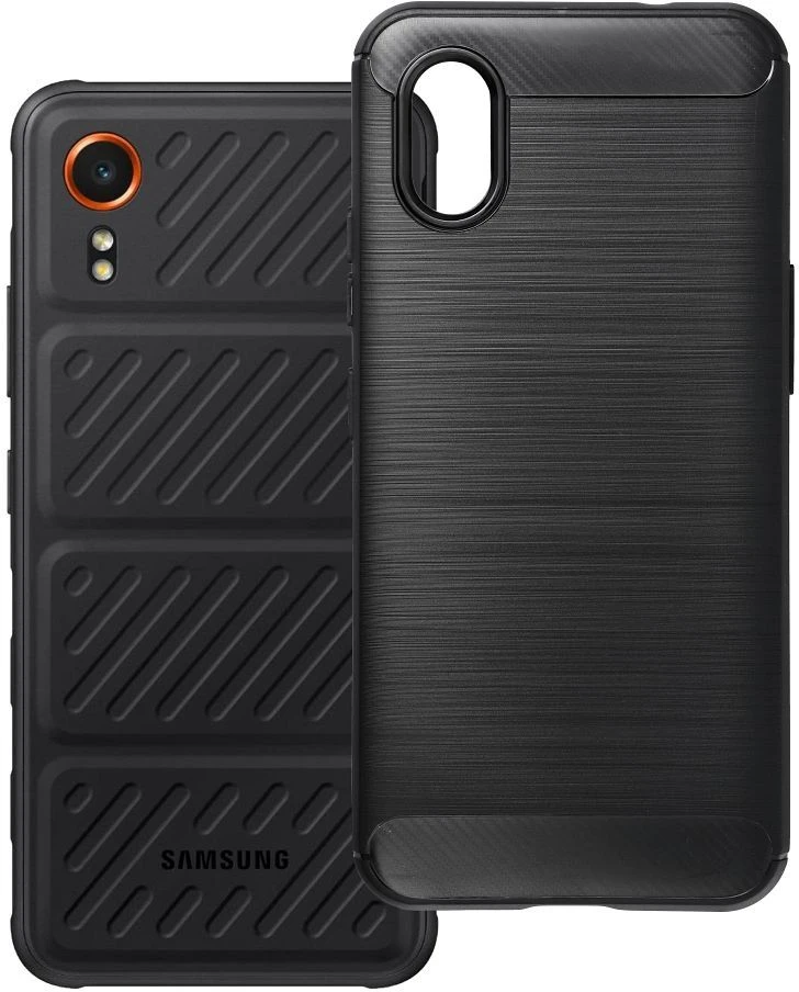 Oem Dėklas na Samsung Xcover 7 Carbon 2.0 juoda