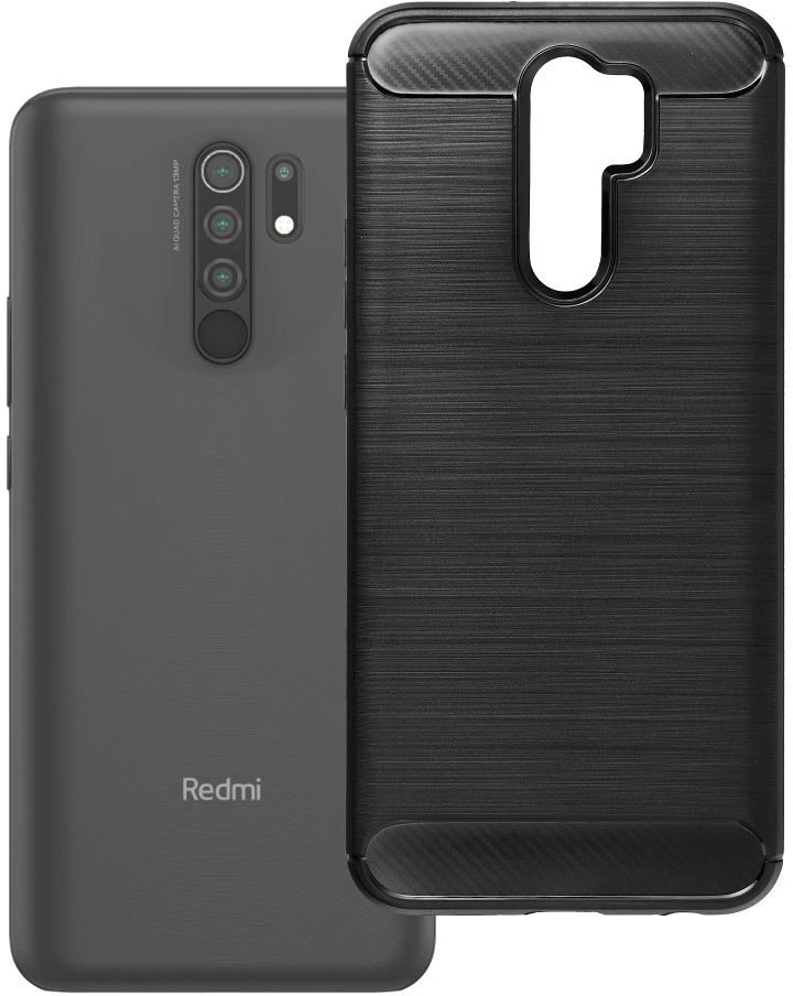 Oem Dėklas na Xiaomi Redmi 9 Carbon 2.0 juoda