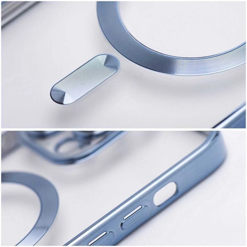 Oem Dėklas na Samsung A37 Electro Mag Cover zgodne su MagSafe tytanowo mėlyna