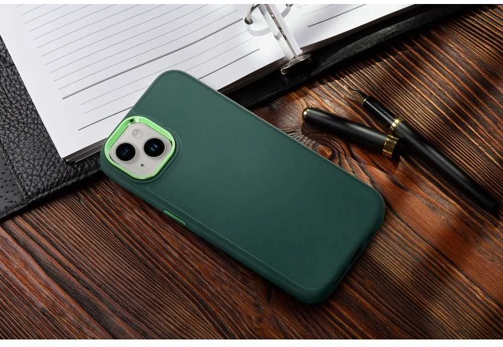 Reach Dėklas FRAME Xiaomi Redmi 14C/Redmi A4/Poco C75 žalias