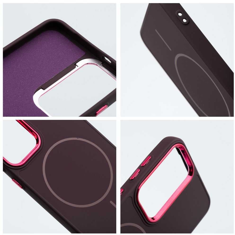 Oem Dėklas na Samsung A27 Frame Mag Cover zgodne su MagSafe violetinė