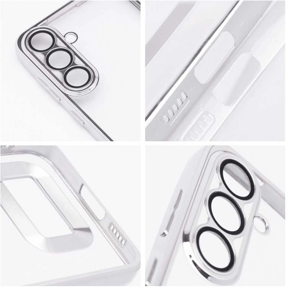Oem Dėklas GLAM skirtas Xiaomi Redmi Note 14 5G sidabro spalvos