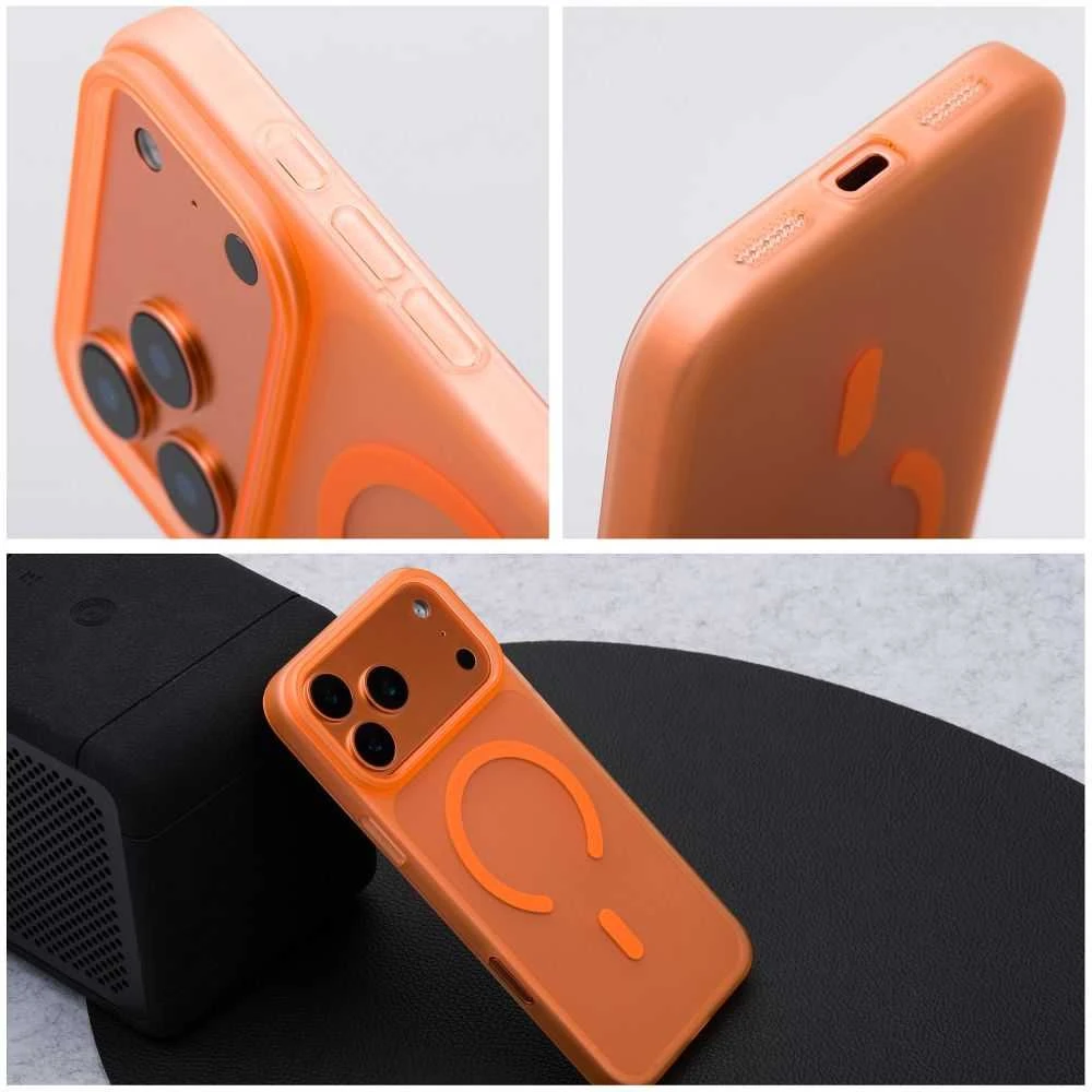 Oem „Xiaomi Redmi Note 15 5G Go Oranžinis“ su „MagSafe“ suderinamas dėklas, oranžinis