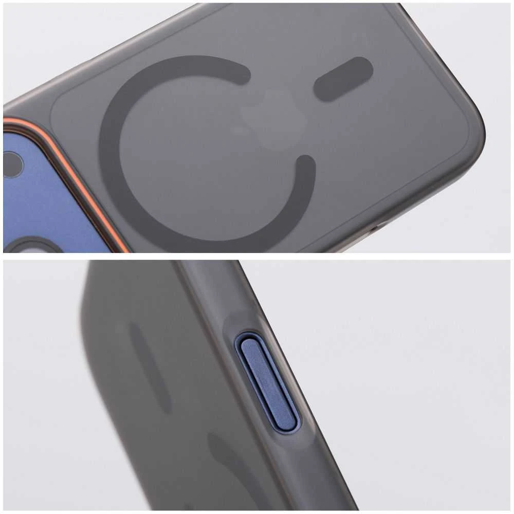 Oem Dėklas na Xiaomi Redmi Note 15 PRO 4G Go Oranžinis zgodne su MagSafe juoda