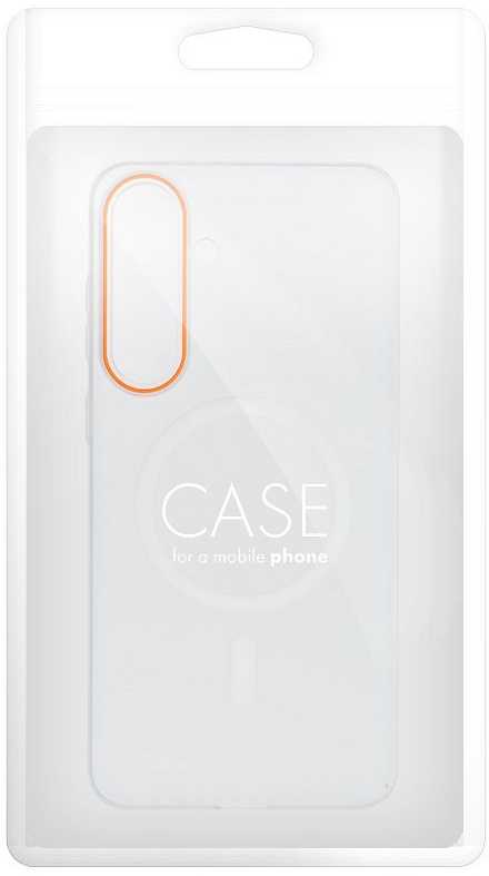 Oem „Xiaomi Redmi Note 15 PRO 5G Go Oranžinis“ dėklas, suderinamas su „MagSafe“, skaidrus