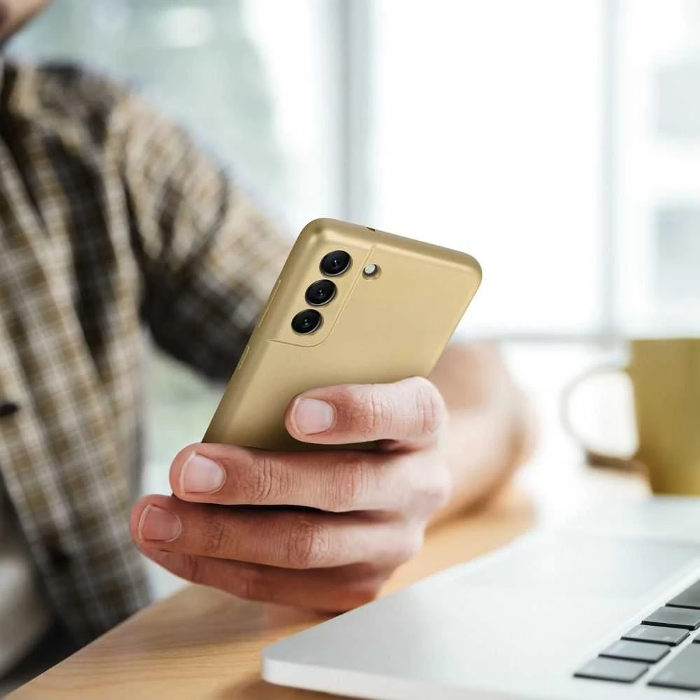 Oem METALINIS SAMSUNG A17 dėklas, auksinis