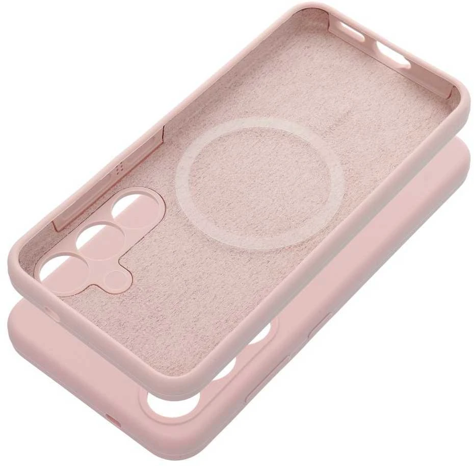 Oem SILIKONINIS 2 mm dėklas SAMSUNG S25 FE, rausvos spalvos