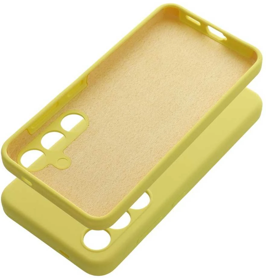 Oem Dėklas SILICONE 2mm skirtas Xiaomi Redmi NOTE 14 Pro Plus 5G lemon
