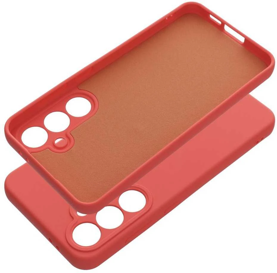 Oem SILICONE dėklas skirtas Samsung Galaxy S24 FE peach