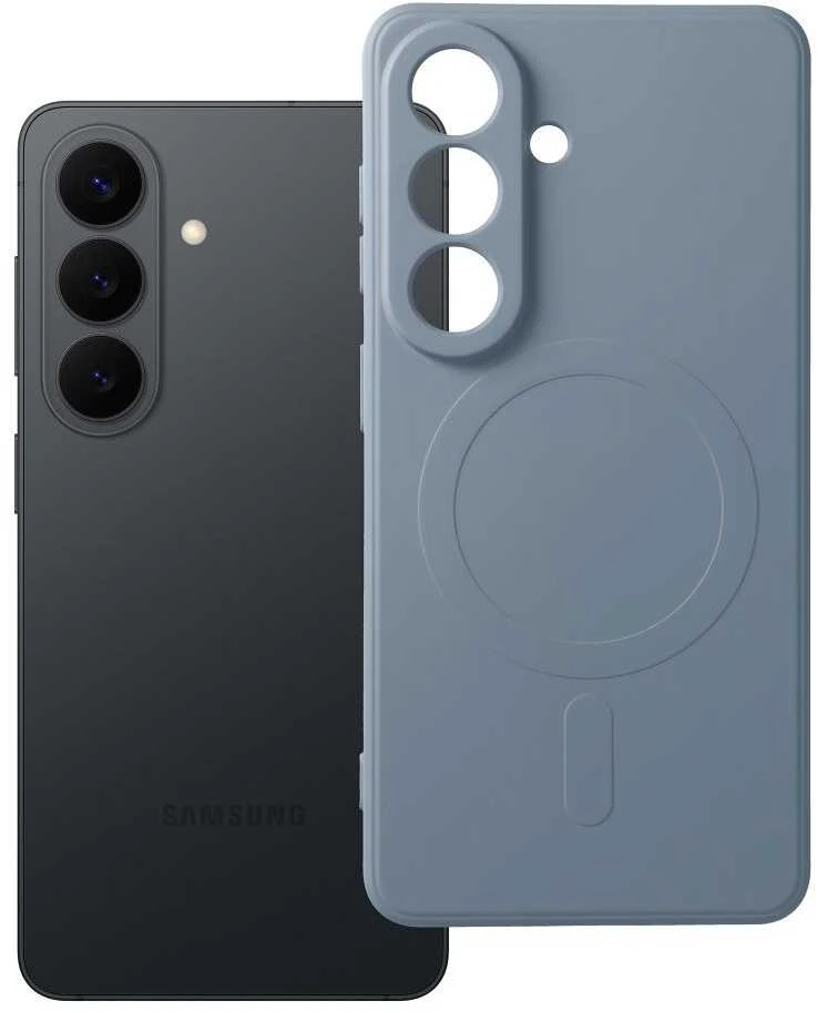 Oem „Dėklas Samsung S26 Silicone Mag Cover suderinamas su MagSafe (apsauga kamerai) šviesiai mėlynas“