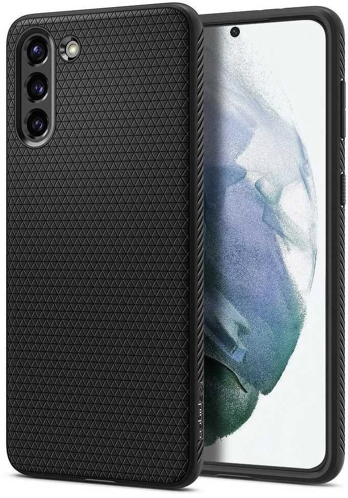 Dėklas SPIGEN LIQUID AIR GALAXY S21 MATTE Juodas