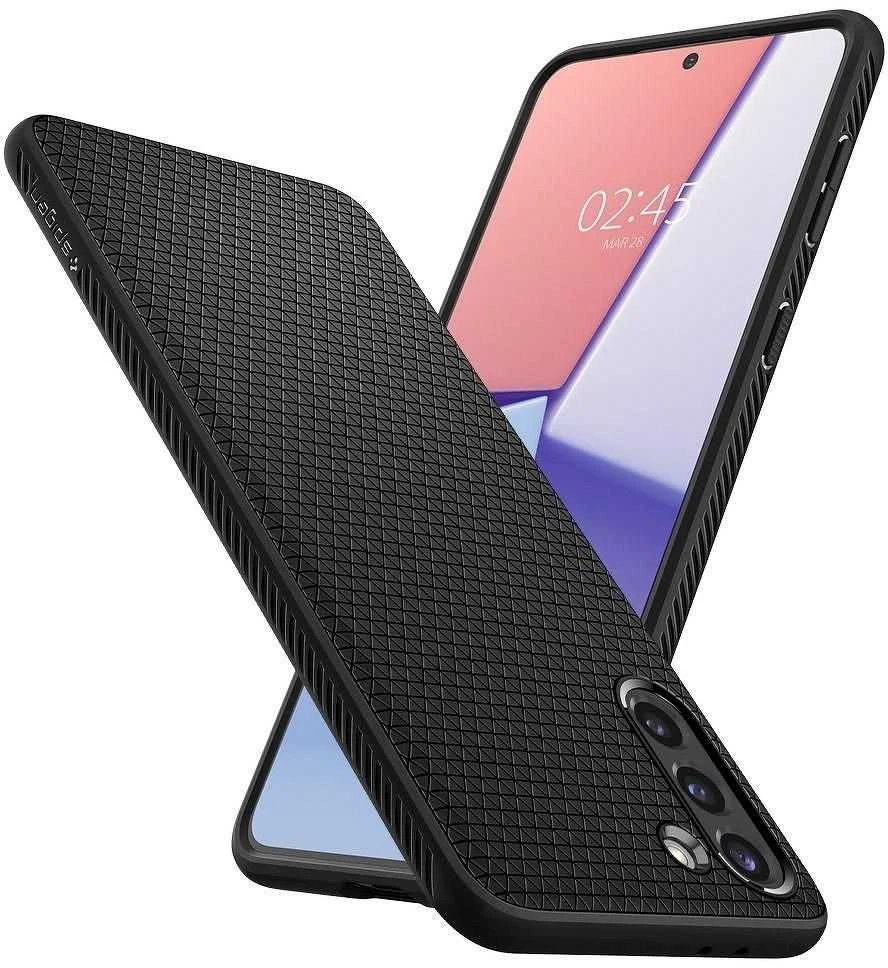 Dėklas SPIGEN LIQUID AIR GALAXY S21 MATTE Juodas