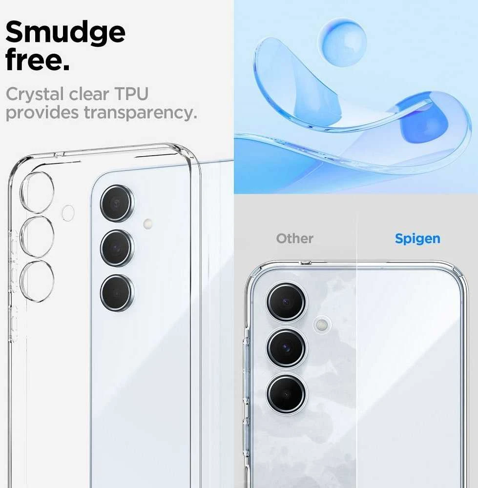 Spigen Liquid Crystal dėklas skirtas Samsung Galaxy A55 5G, spalva - Crystal Clear