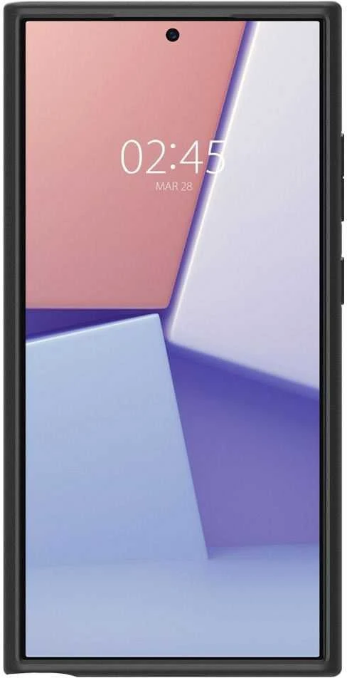 Samsung Galaxy S24 Ultra Spigen Optik Armor dėklas telefonui juodos spalvos