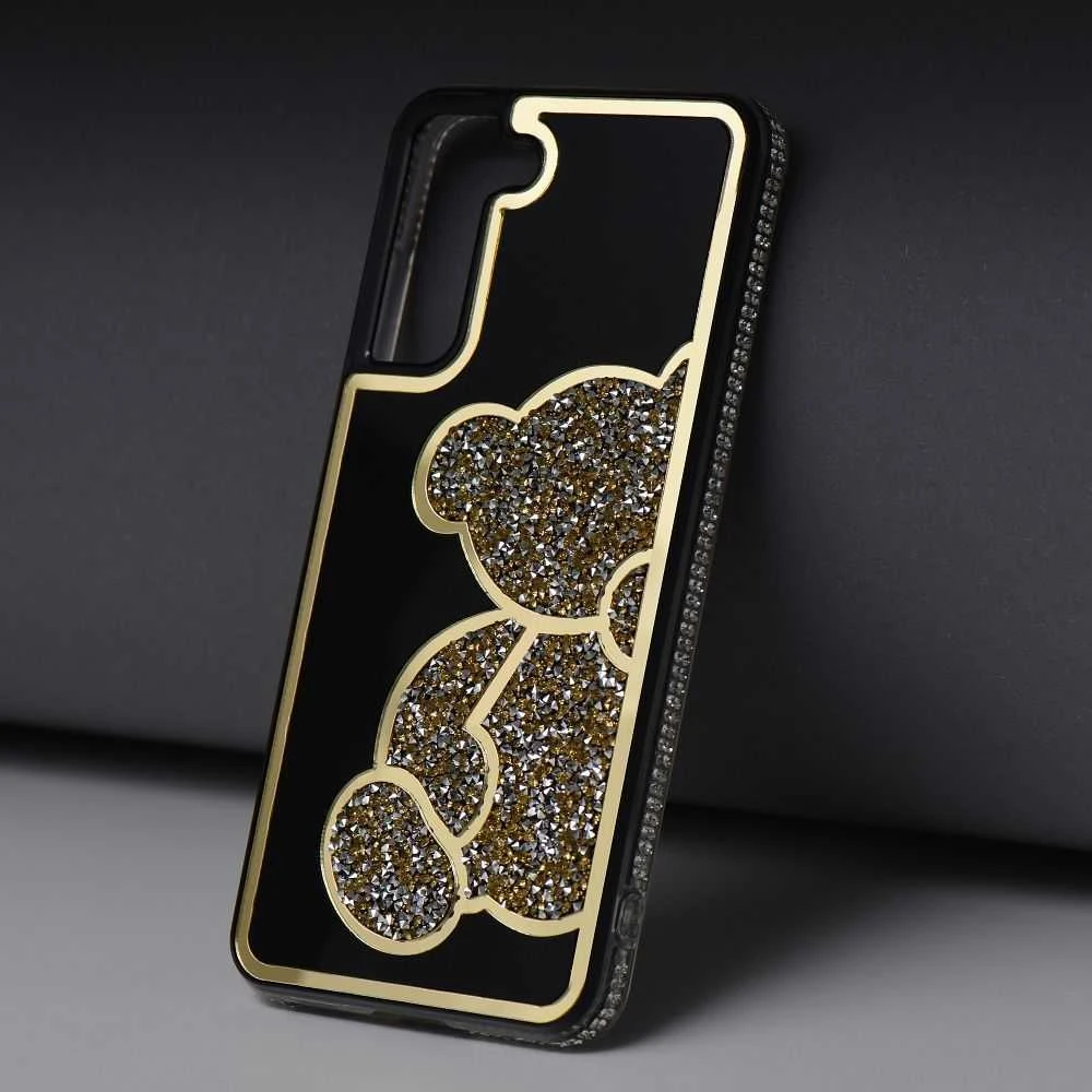 Oem Dėklas na Samsung A17 / A18 Teddy Bear auksinė