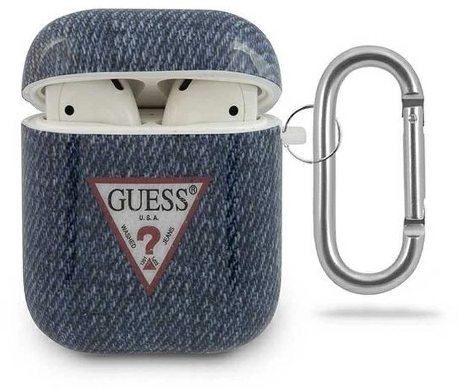 Guess GUACA2TPUJULDB AirPods dėklas dark mėlynos spalvos Jeans Collection