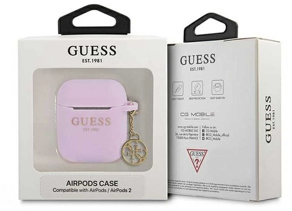 Apple AirPods Guess dėklas su 4G pakabuku ir pakuote