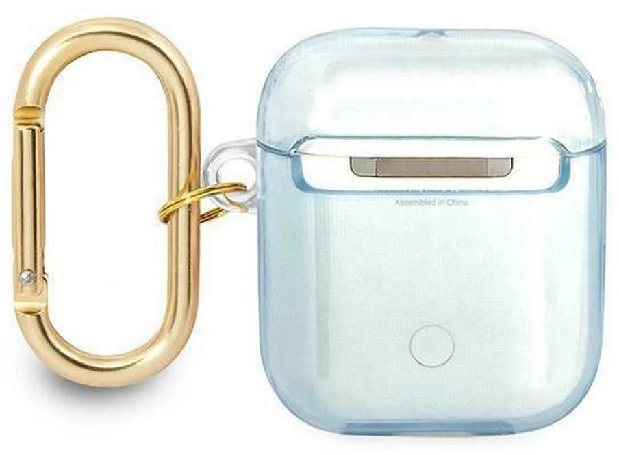 Guess GUA2HHTSB AirPods dėklas mėlynos spalvos Strap Collection