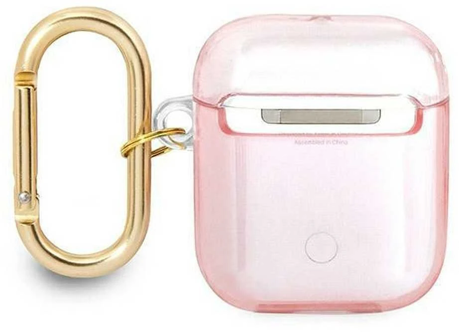 „Guess“ GUA2HHTSP „AirPods“ dangtelis rožinės spalvos dirželių kolekcija