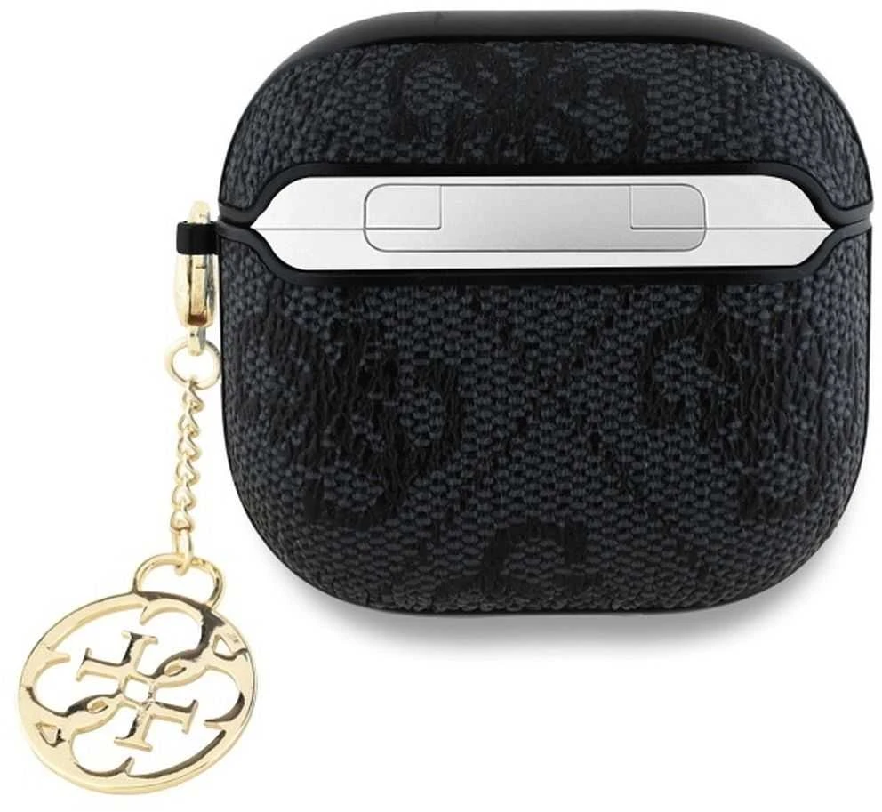 Guess 4G Charm Collection - dėklas skirtas AirPods 4 (Juodas)