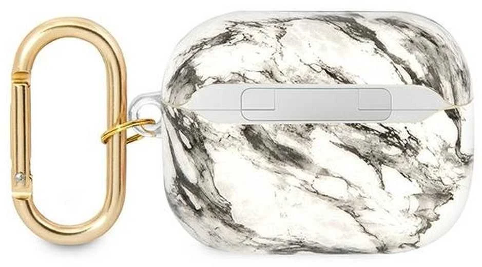 Guess GUAPHCHMAG AirPods Pro dėklas pilkos spalvos Marble Strap Collection