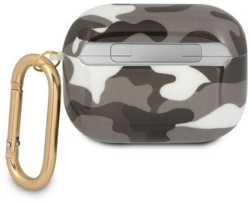 Guess GUAPUCAMG AirPods Pro dėklas juodos spalvos Camo Collection