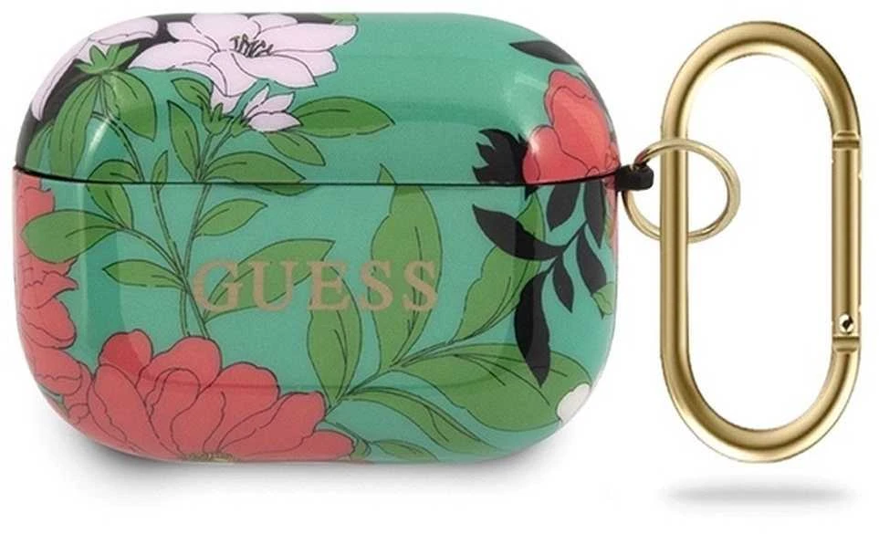 GUESS AIRPODS PRO GUACAPTPUBKFL01 Žalias N.4 FLOWER COLLECTION