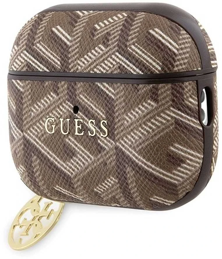 Guess GUAP2PGCE4CW AirPods Pro 2 (2022/2023) dėklas rudos spalvos GCube Charm