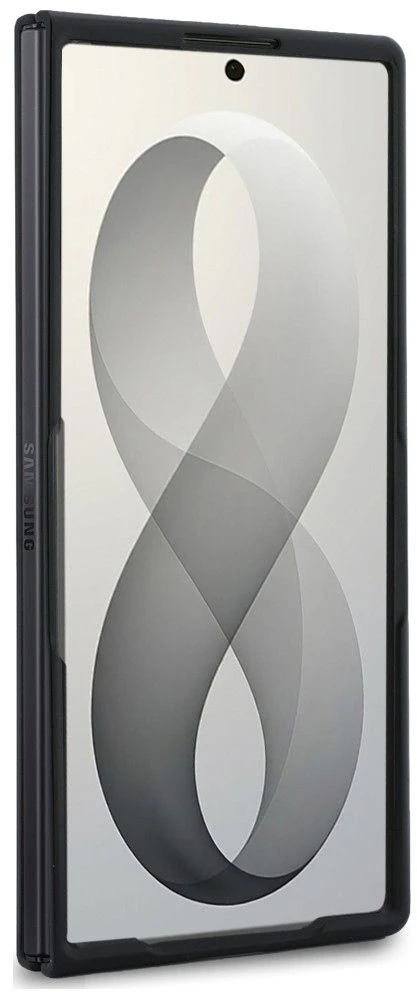 Guess PU oda 4G magnetinis dėklas Samsung Galaxy Z Fold 8 Ultra rožinės spalvos