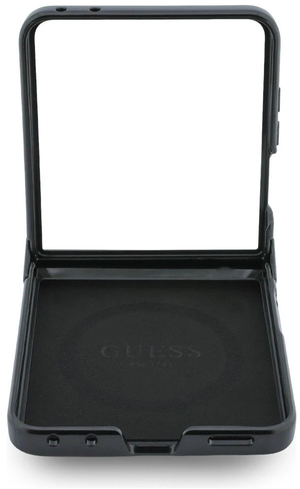 Guess PU Leather 4G Magnetic dėklas Samsung Galaxy Z Flip 8 rudos spalvos
