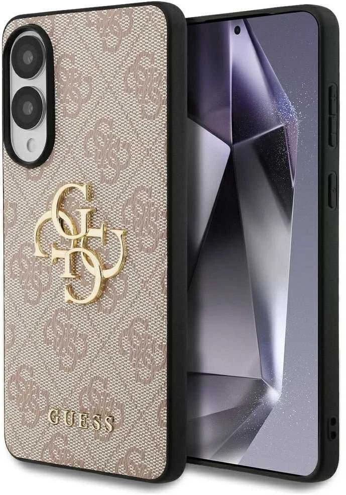 Dėklas Guess Big 4G Logo Classic Logo skirta Samsung Galaxy S25 Edge rožinės spalvos