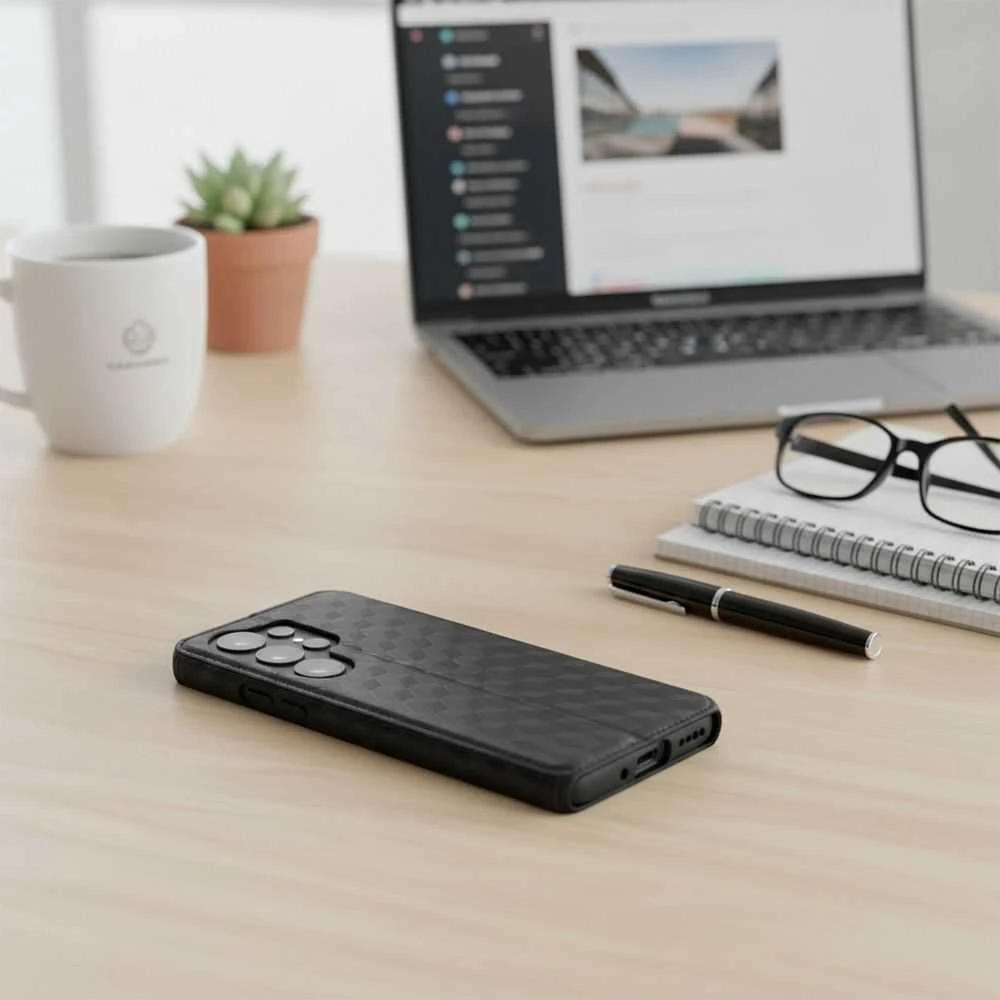 Oem Dėklas su klapką na Xiaomi Redmi NOTE 15 PRO 5G Cubic Book juoda