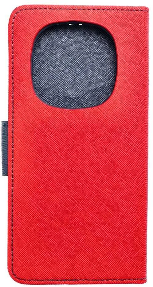 Oem FANCY Book dėklas skirtas Xiaomi Redmi Note 14 Pro 5G / 14 Pro Plus 5G red / mėlynos spalvos