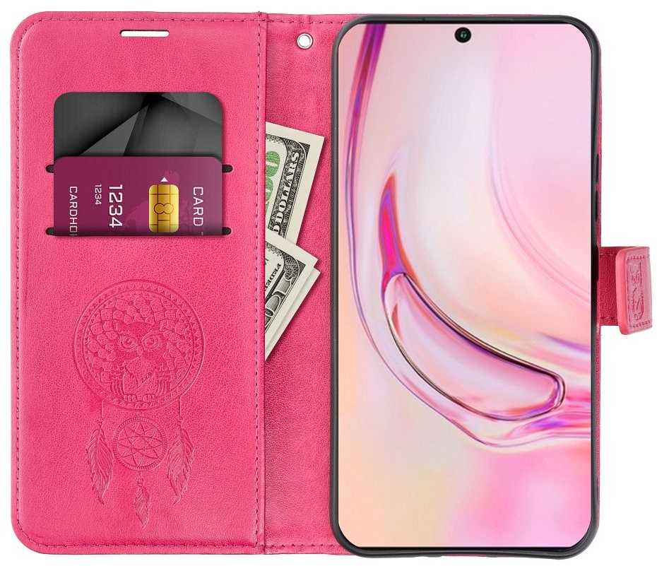 Oem Dėklas su klapką na Xiaomi Redmi 15T PRO Mezzo Book Dream Catcher purpurinė spalva