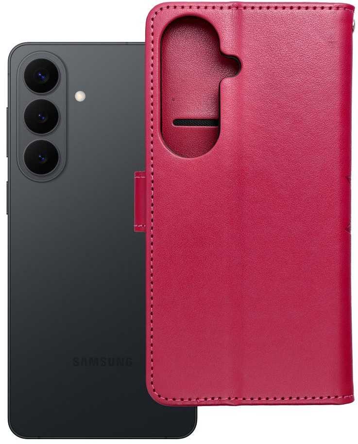 Oem Dėklas su klapką na Samsung S26 Mezzo Book mandala magenta