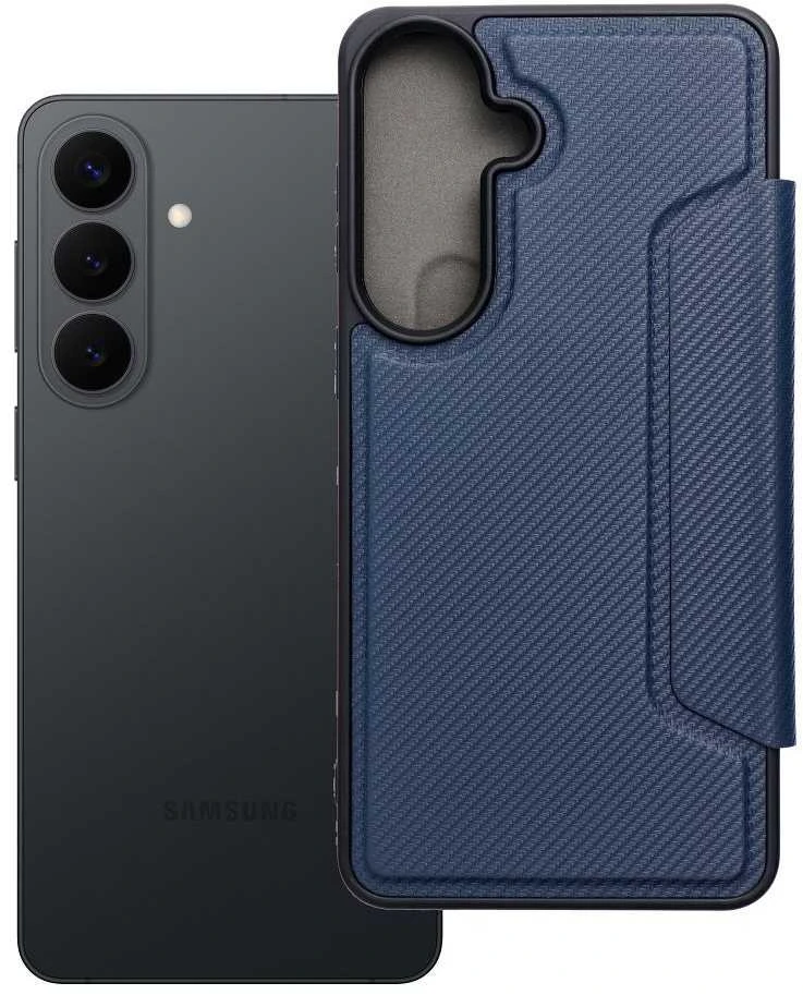 Oem Dėklas su klapką na Samsung S26 PLUS Razor Book mėlyna