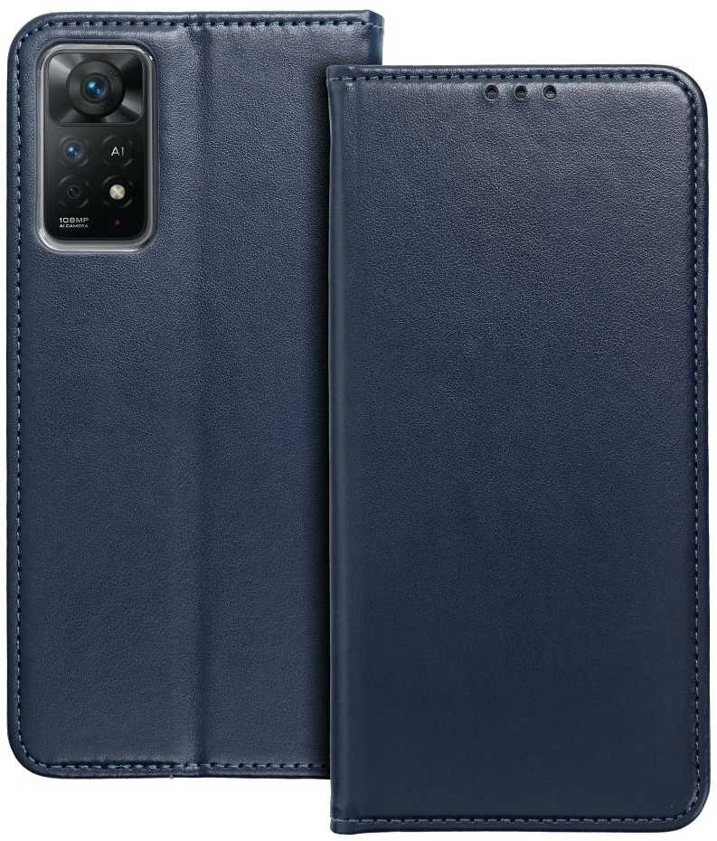 Oem SMART MAGNETO Book dėklas skirtas Xiaomi Redmi Note 14 Pro 5G / 14 Pro Plus 5G mėlynos spalvos