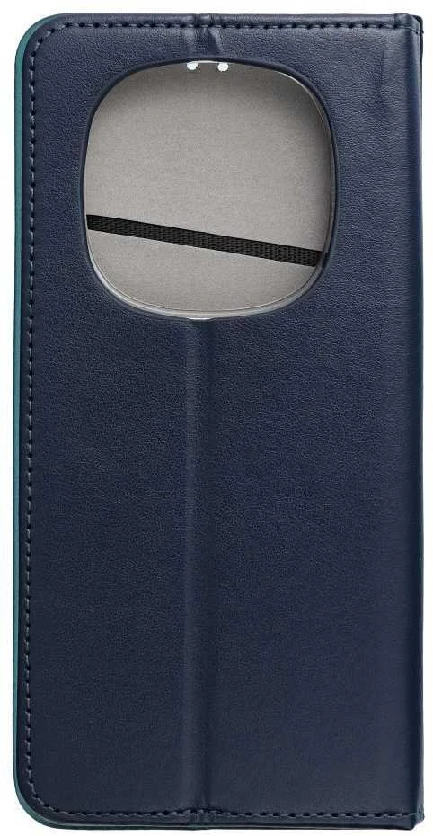 Oem SMART MAGNETO Book dėklas skirtas Xiaomi Redmi Note 14 Pro 5G / 14 Pro Plus 5G mėlynos spalvos