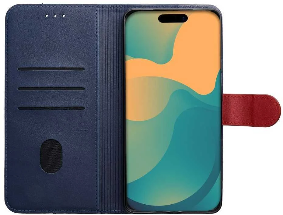 Oem Dėklas su klapką na Samsung S26 ULTRA Split Book spalva tamsiai mėlyna-raudona