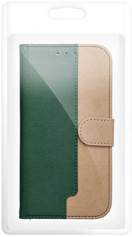 Oem Dėklas su klapką na Xiaomi Redmi NOTE 15 PRO 4G Split Book zielono-auksinė