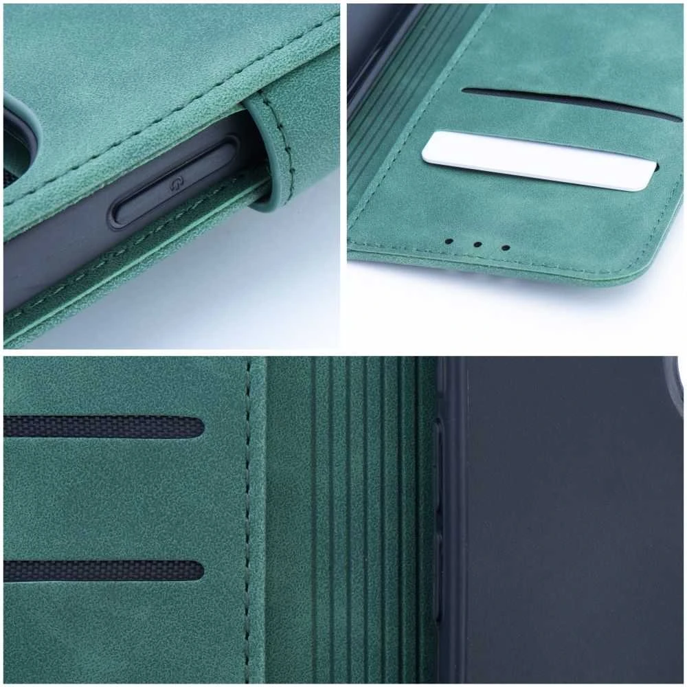 Oem Dėklas su klapką na Xiaomi Redmi NOTE 15 5G Tender Book žalia