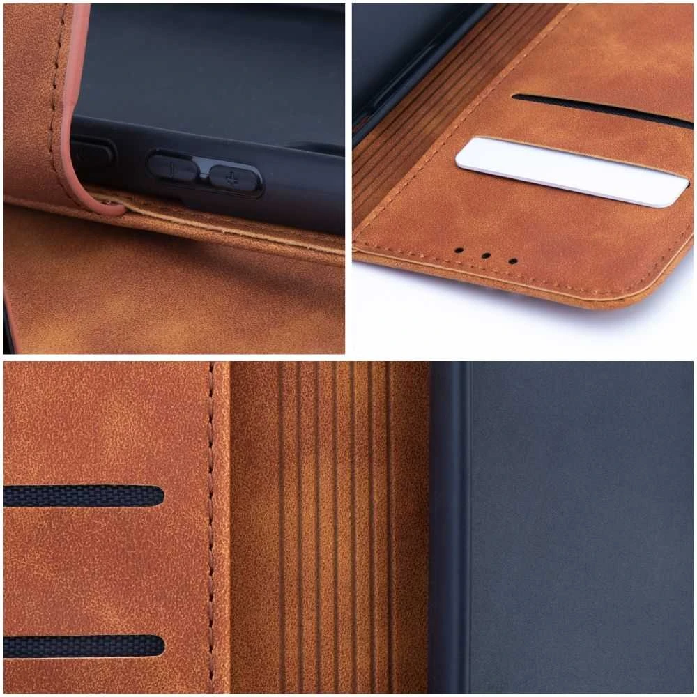Oem Atverčiamas dėklas, skirtas Xiaomi Redmi NOTE 15 PRO 5G Tender Book, rudas
